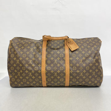 Brown Canvas Louis Vuitton Keepall