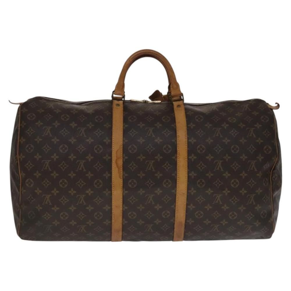 Brown Canvas Louis Vuitton Keepall