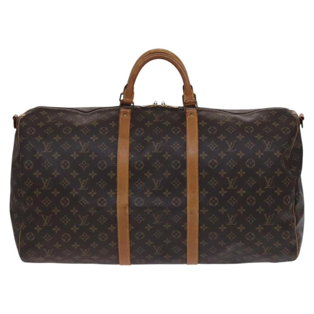 Brown Canvas Louis Vuitton Keepall
