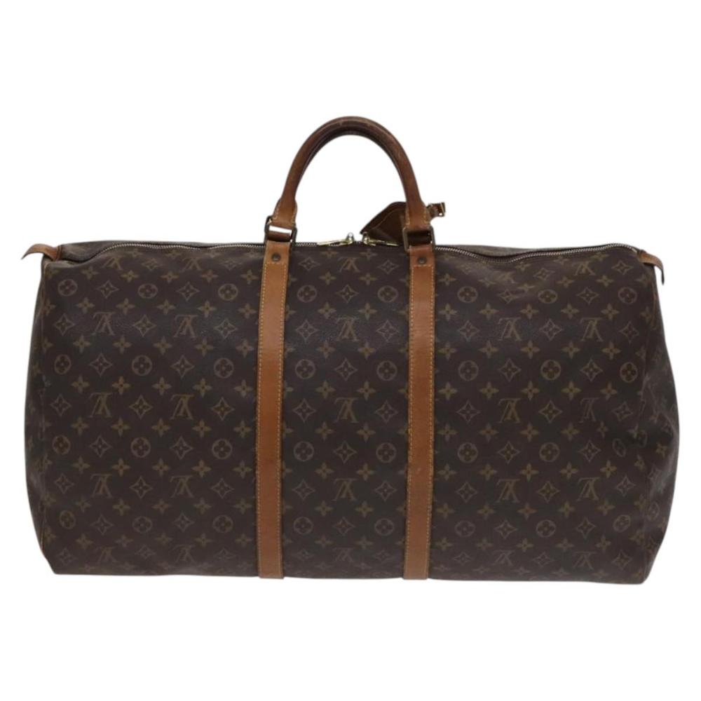 Brown Canvas Louis Vuitton Keepall