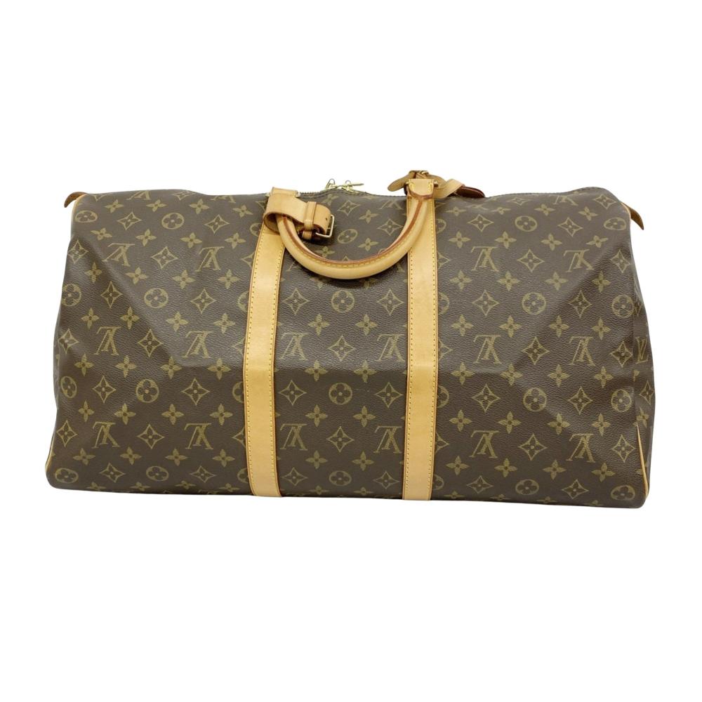 Brown Canvas Louis Vuitton Keepall