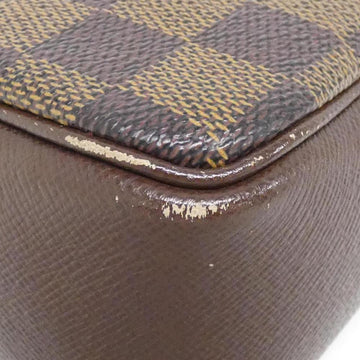 Brown Canvas Louis Vuitton Pouch