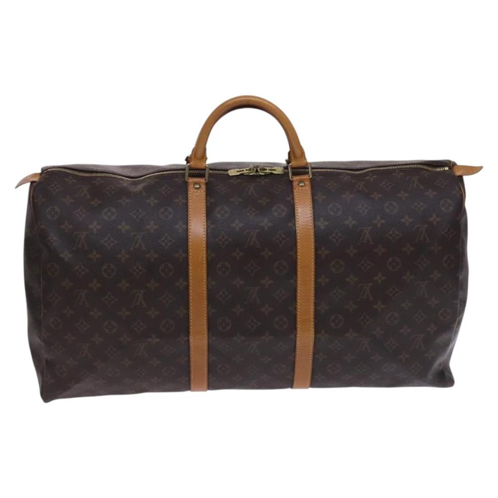 Brown Canvas Louis Vuitton Keepall