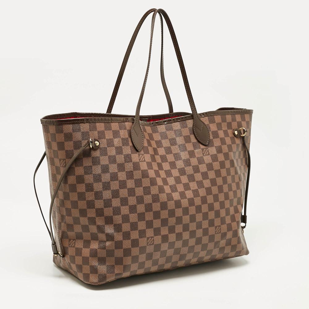 Brown Canvas Louis Vuitton Neverfull