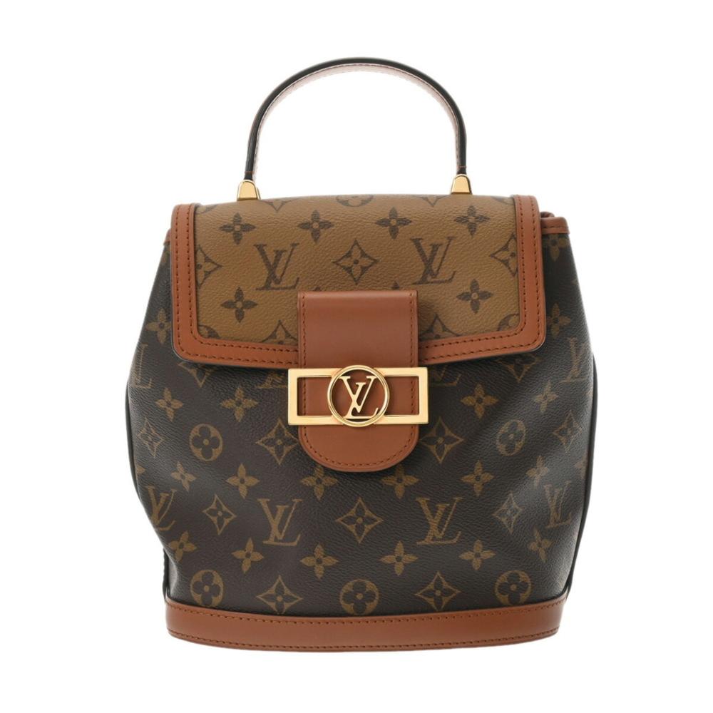 Brown Canvas Louis Vuitton Backpack