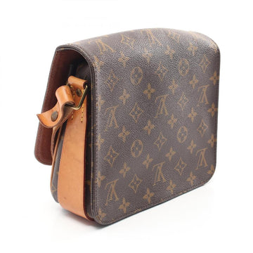 Brown Canvas Louis Vuitton Cartouchiere