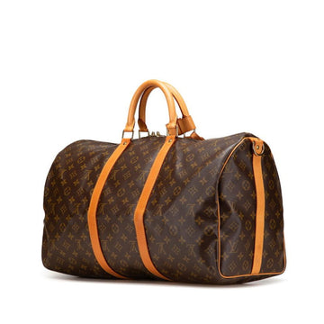 Brown Canvas Louis Vuitton Keepall