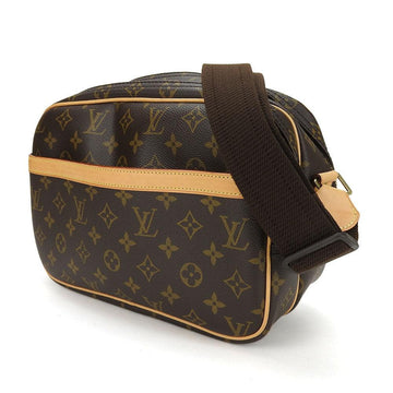 Brown Canvas Louis Vuitton Reporter