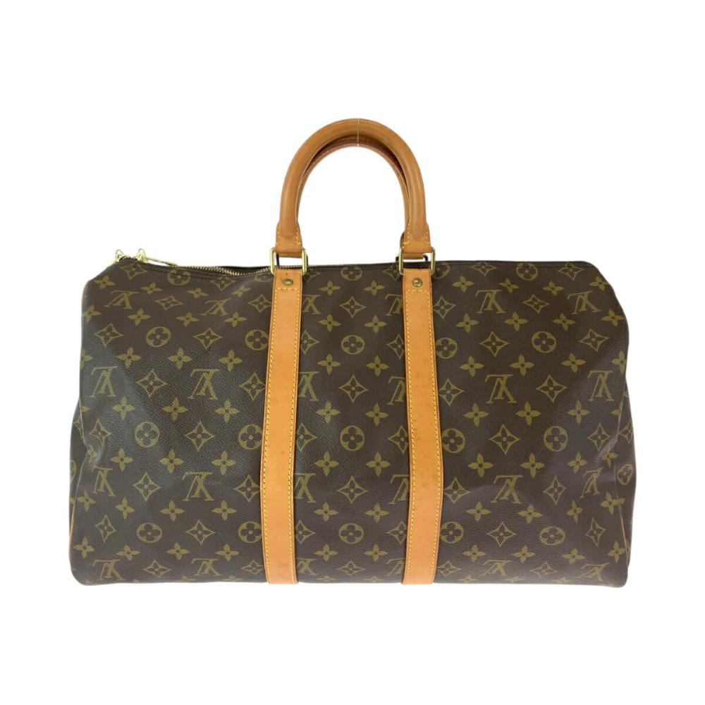 Brown Canvas Louis Vuitton Keepall