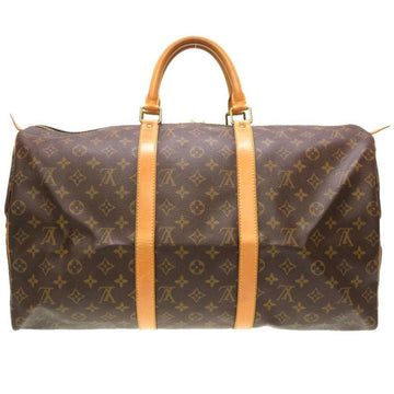 Brown Canvas Louis Vuitton Keepall