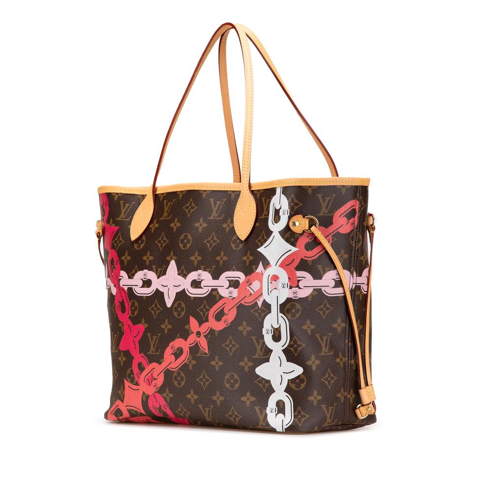 Brown Canvas Louis Vuitton Neverfull