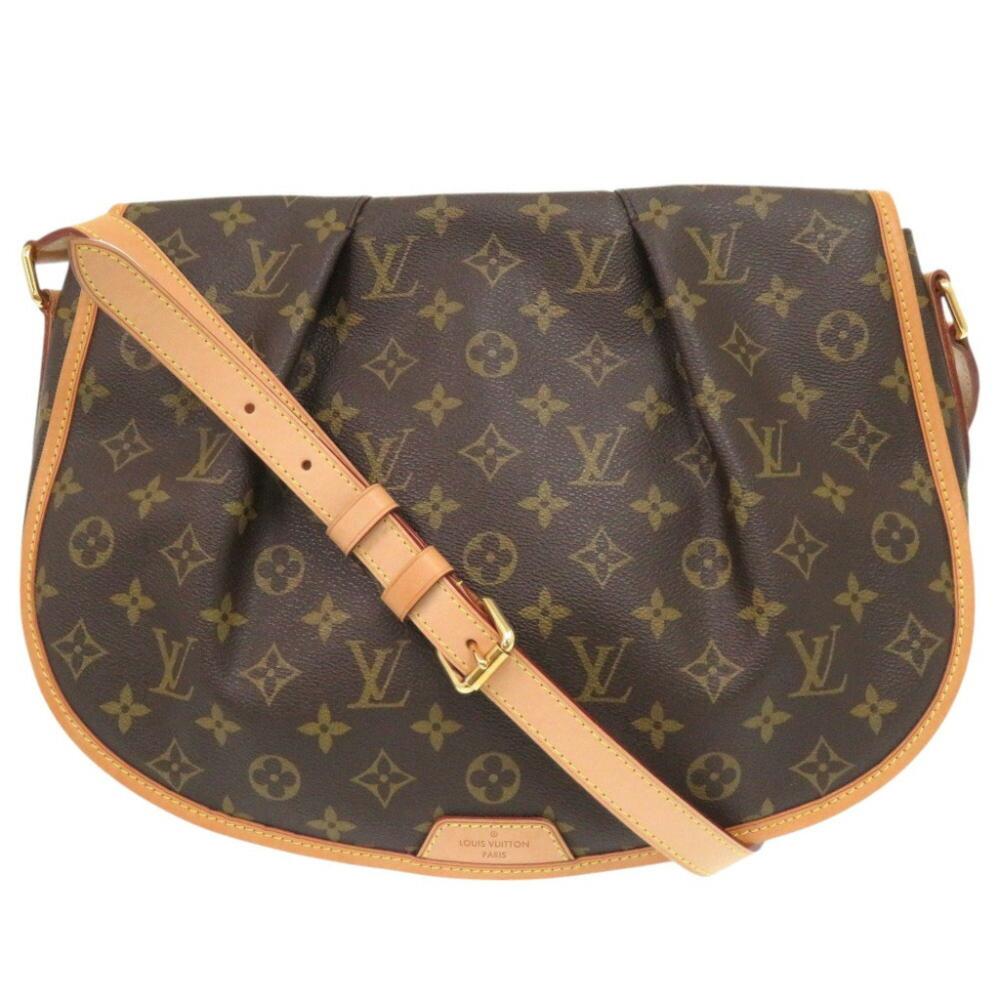 Brown Canvas Louis Vuitton Shoulder Bags