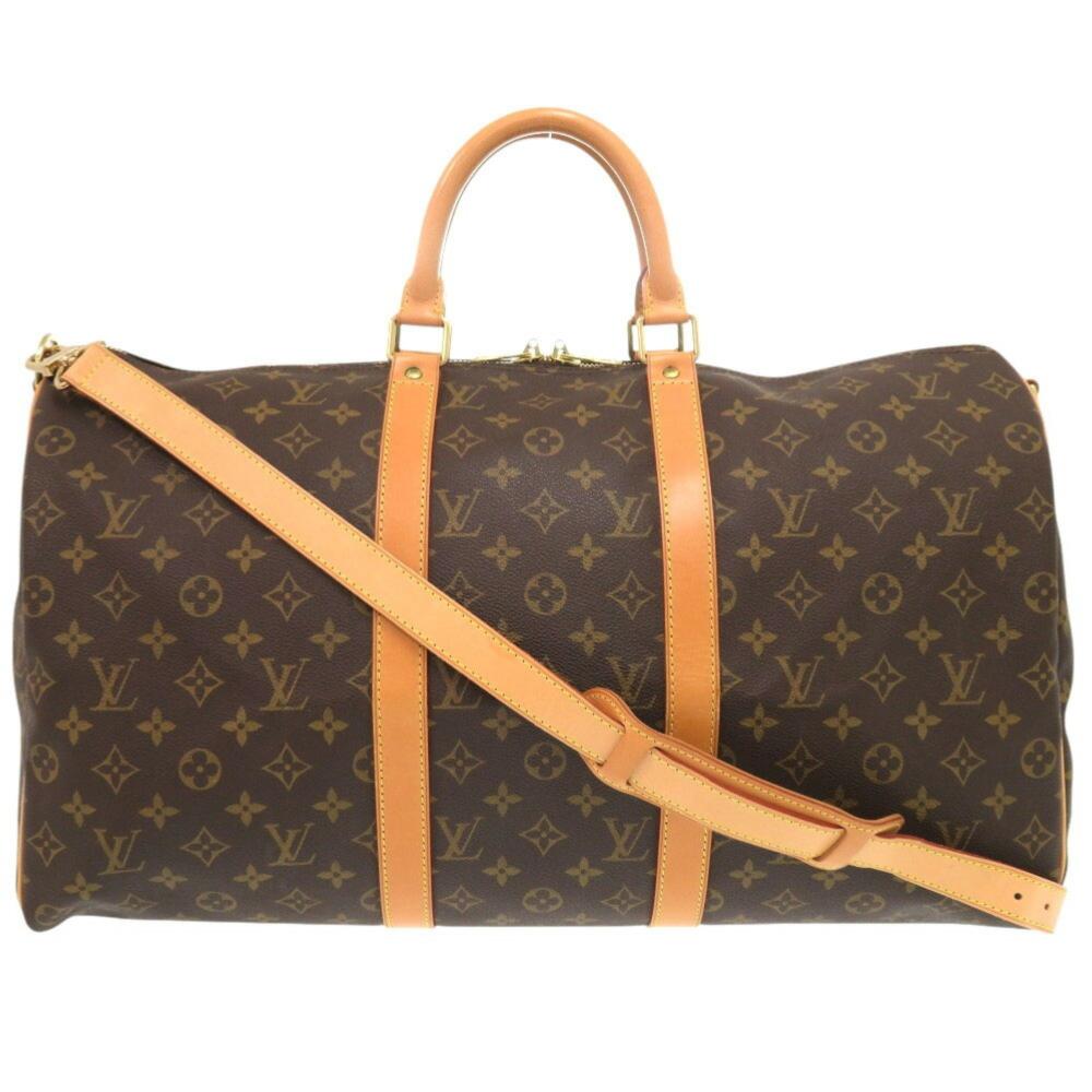 Brown Canvas Louis Vuitton Keepall