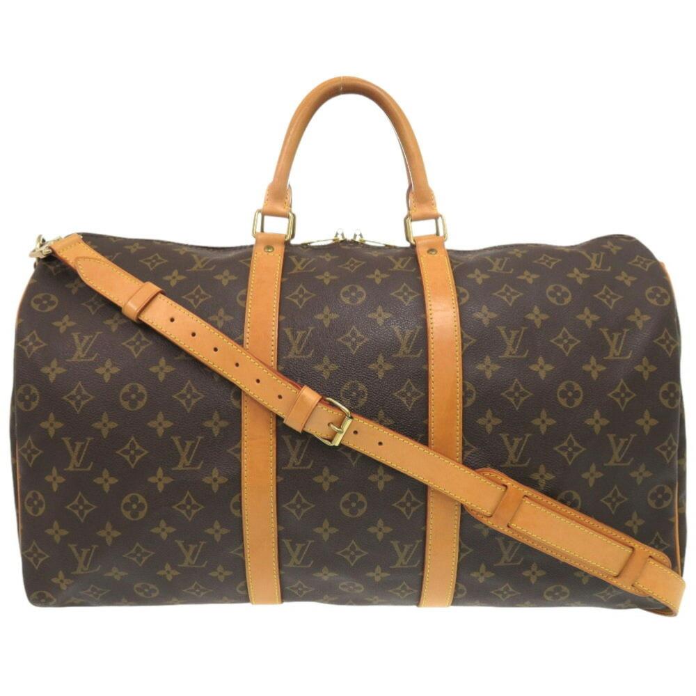 Brown Canvas Louis Vuitton Keepall