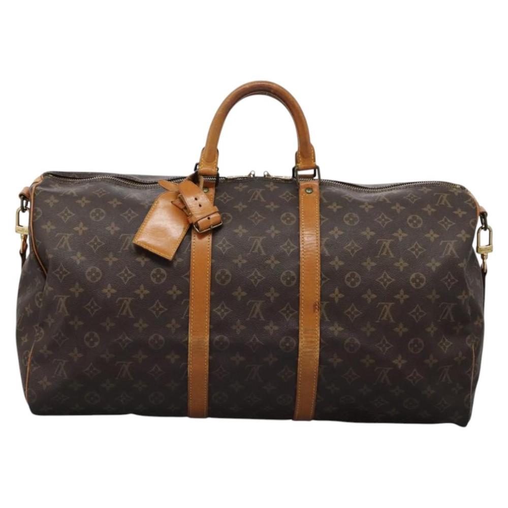 Brown Canvas Louis Vuitton Keepall