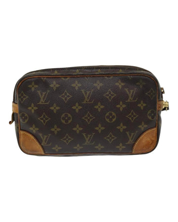 Brown Canvas Louis Vuitton Marly Dragonne