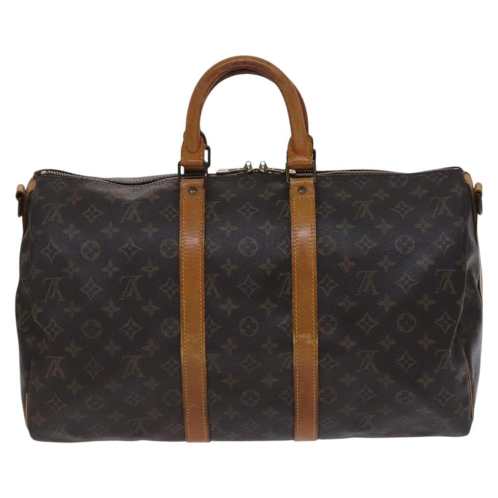 Brown Canvas Louis Vuitton Keepall