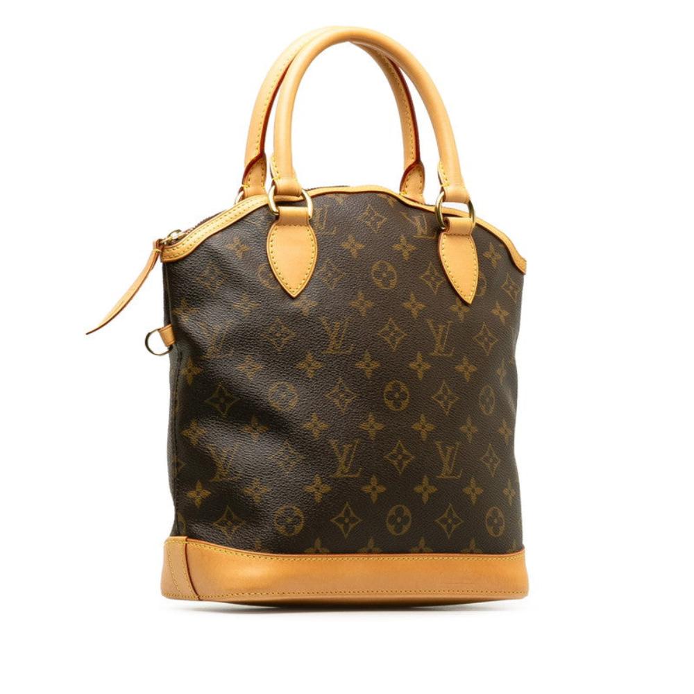 Brown Canvas Louis Vuitton Lockit