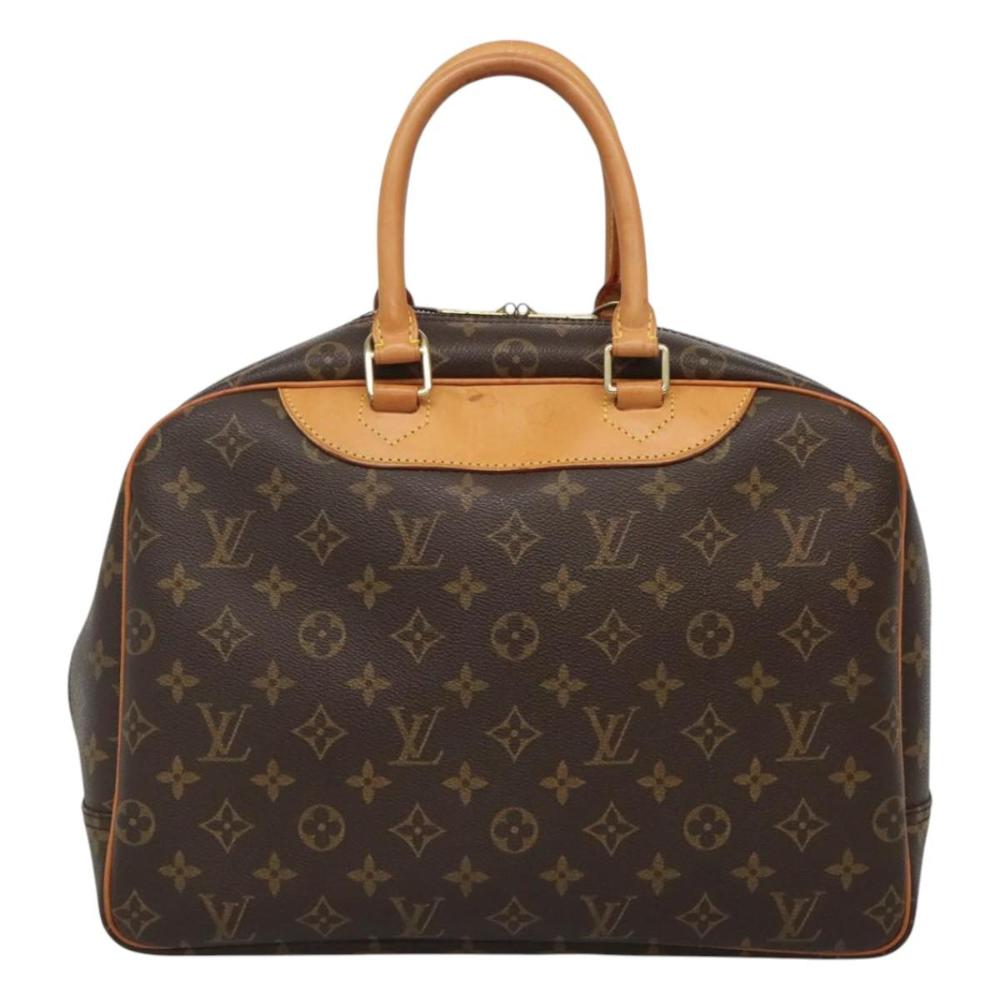 Brown Canvas Louis Vuitton Deauville