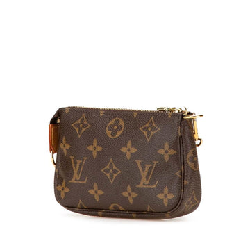 Brown Canvas Louis Vuitton Pochette Accessoires