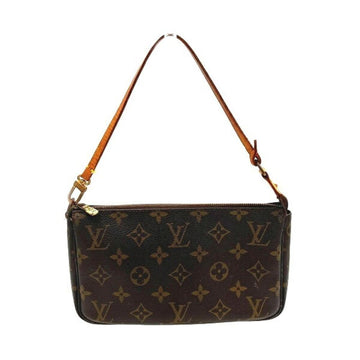Brown Canvas Louis Vuitton Pochette Accessoires