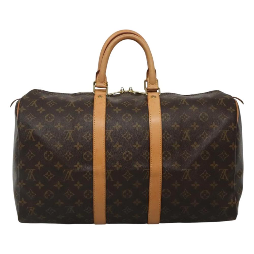 Brown Canvas Louis Vuitton Keepall