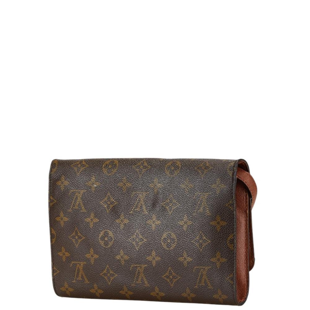 Brown Canvas Louis Vuitton Crossbody Bag