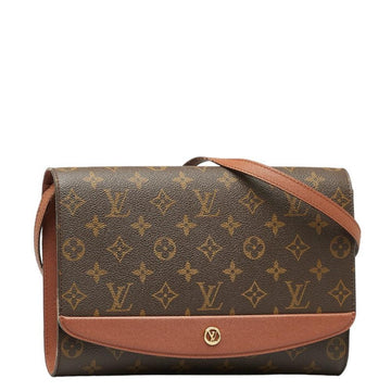 Brown Canvas Louis Vuitton Shoulder Bags