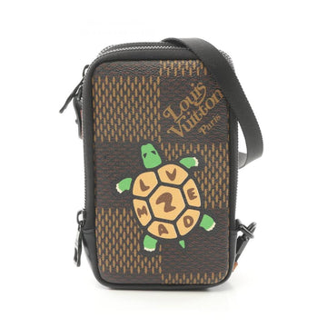 Brown Canvas Louis Vuitton Shoulder Bags