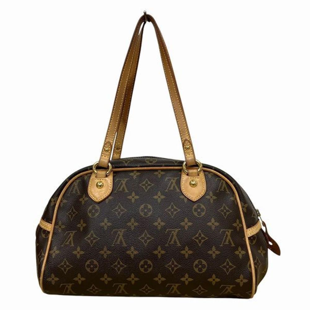 Brown Canvas Louis Vuitton Handbag