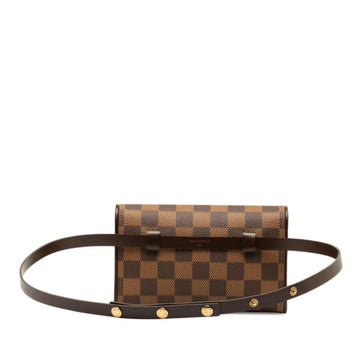 Brown Canvas Louis Vuitton Florentine Pochette