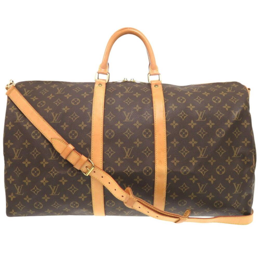 Brown Canvas Louis Vuitton Keepall