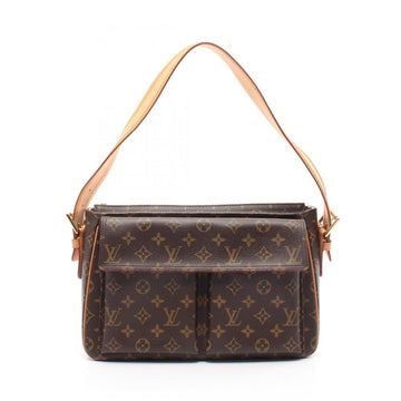 Brown Canvas Louis Vuitton Shoulder Bags