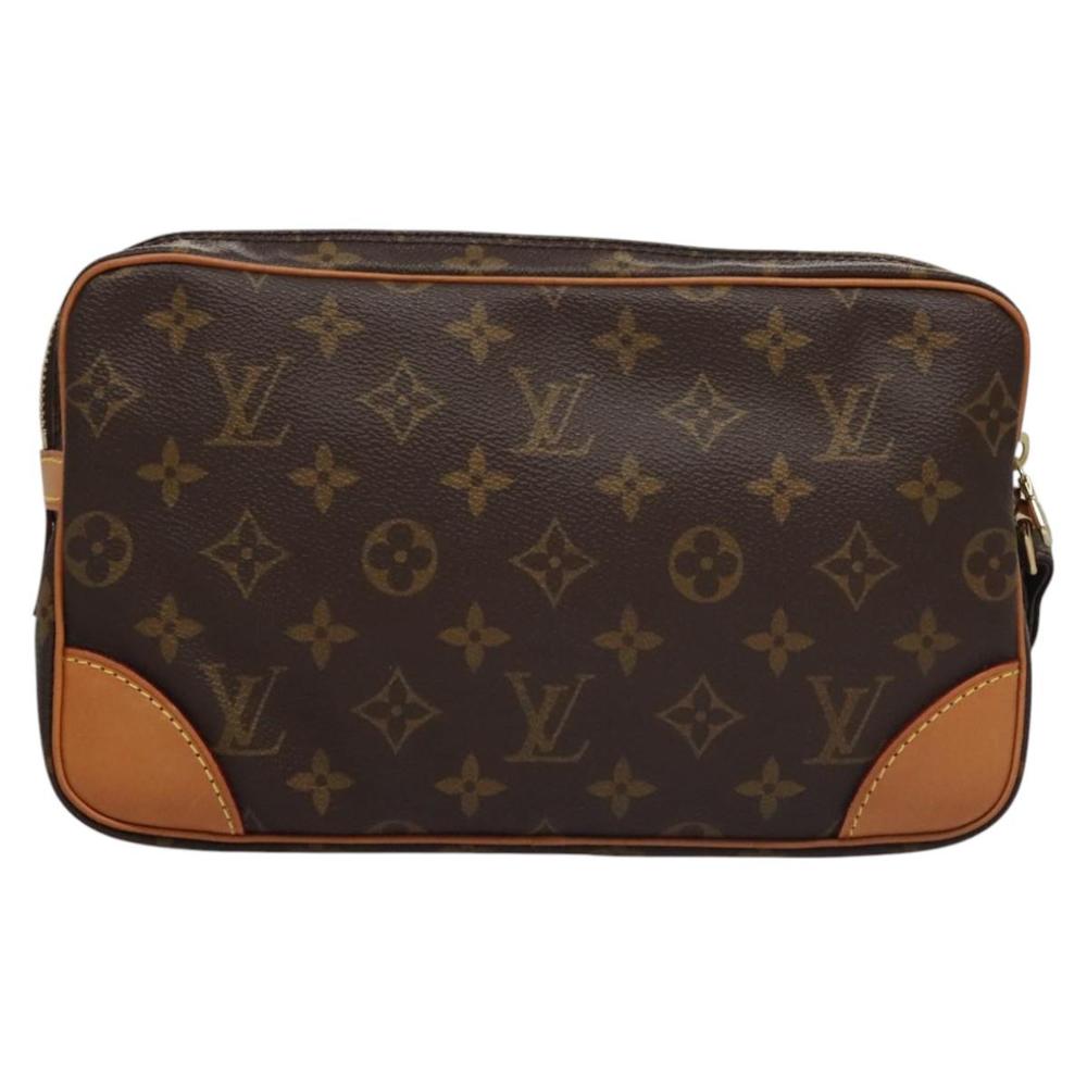 Brown Canvas Louis Vuitton Marly Dragonne