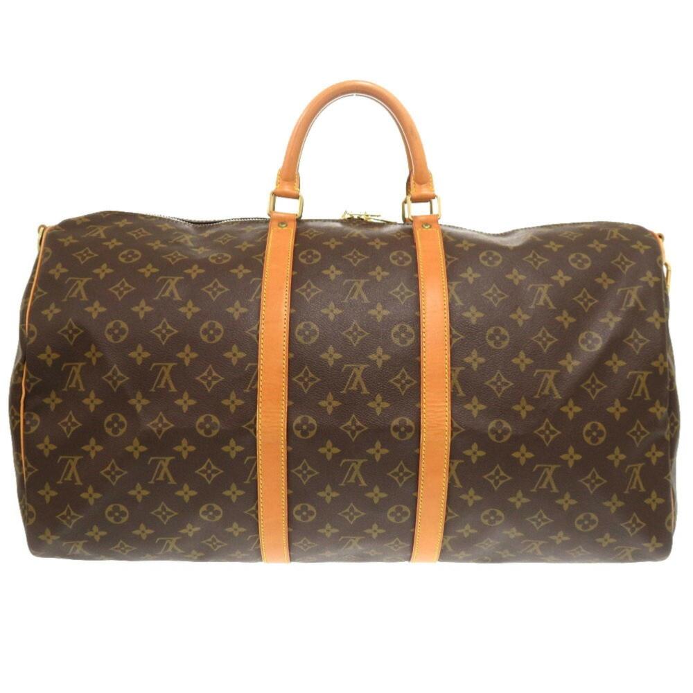 Brown Canvas Louis Vuitton Keepall