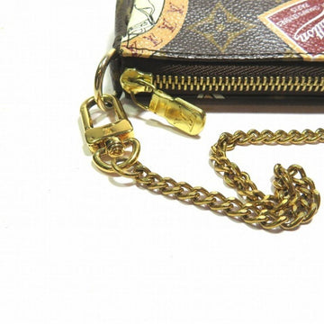 Brown Canvas Louis Vuitton Pochette Accessoires