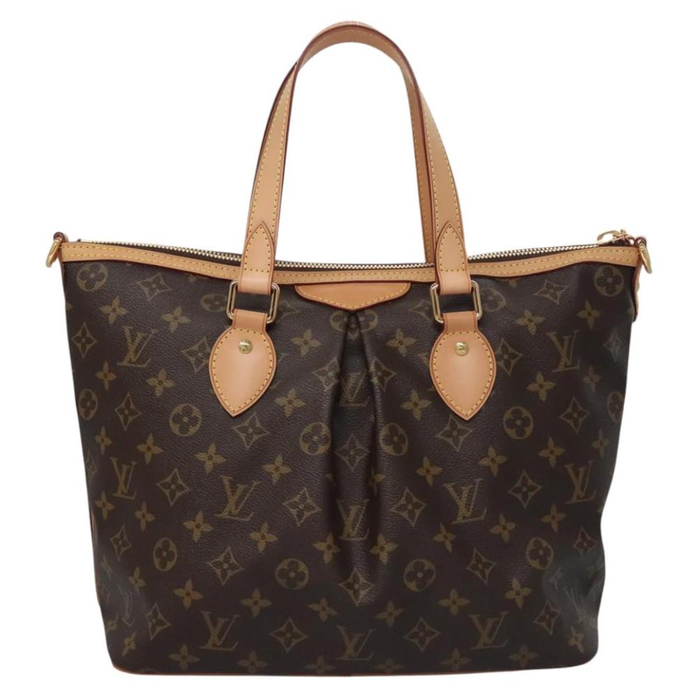 Brown Canvas Louis Vuitton Palermo