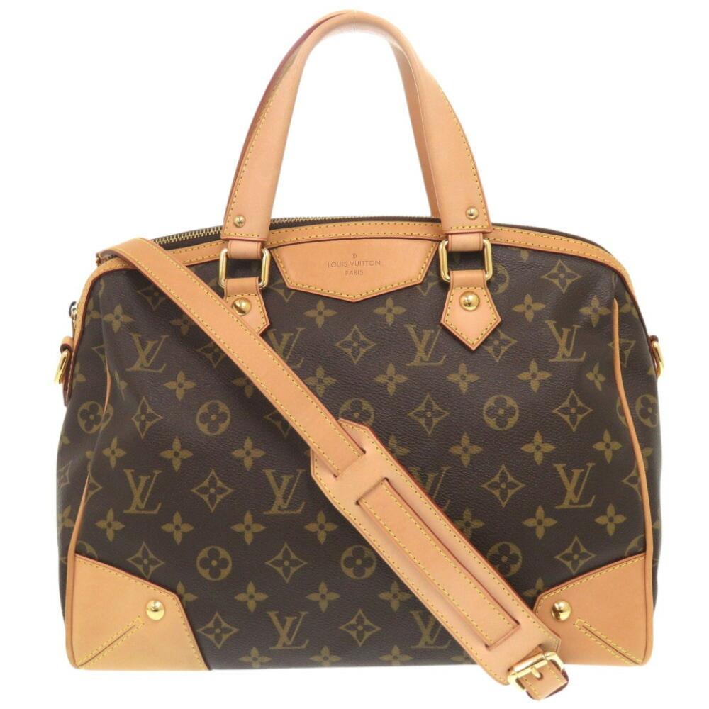 Brown Canvas Louis Vuitton Handbag