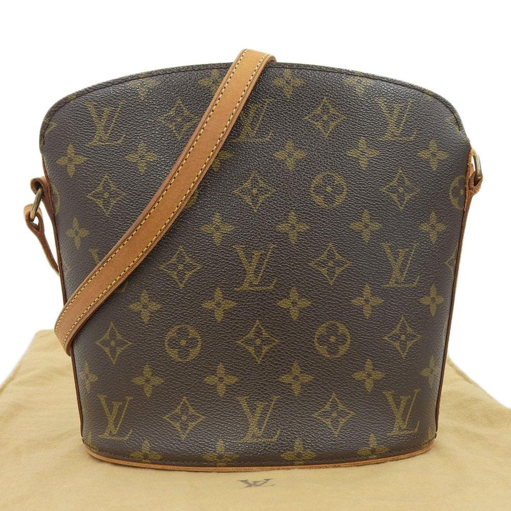 Brown Canvas Louis Vuitton Drouot