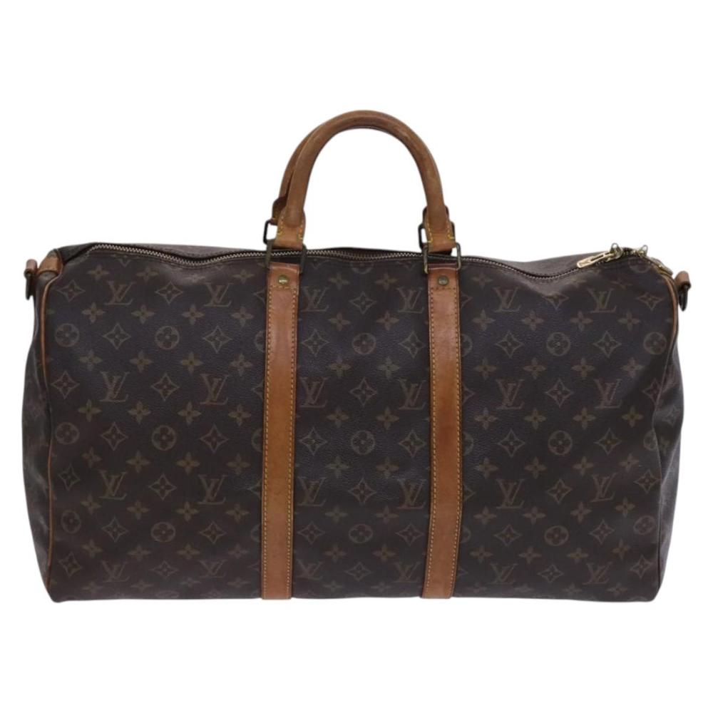 Brown Canvas Louis Vuitton Keepall