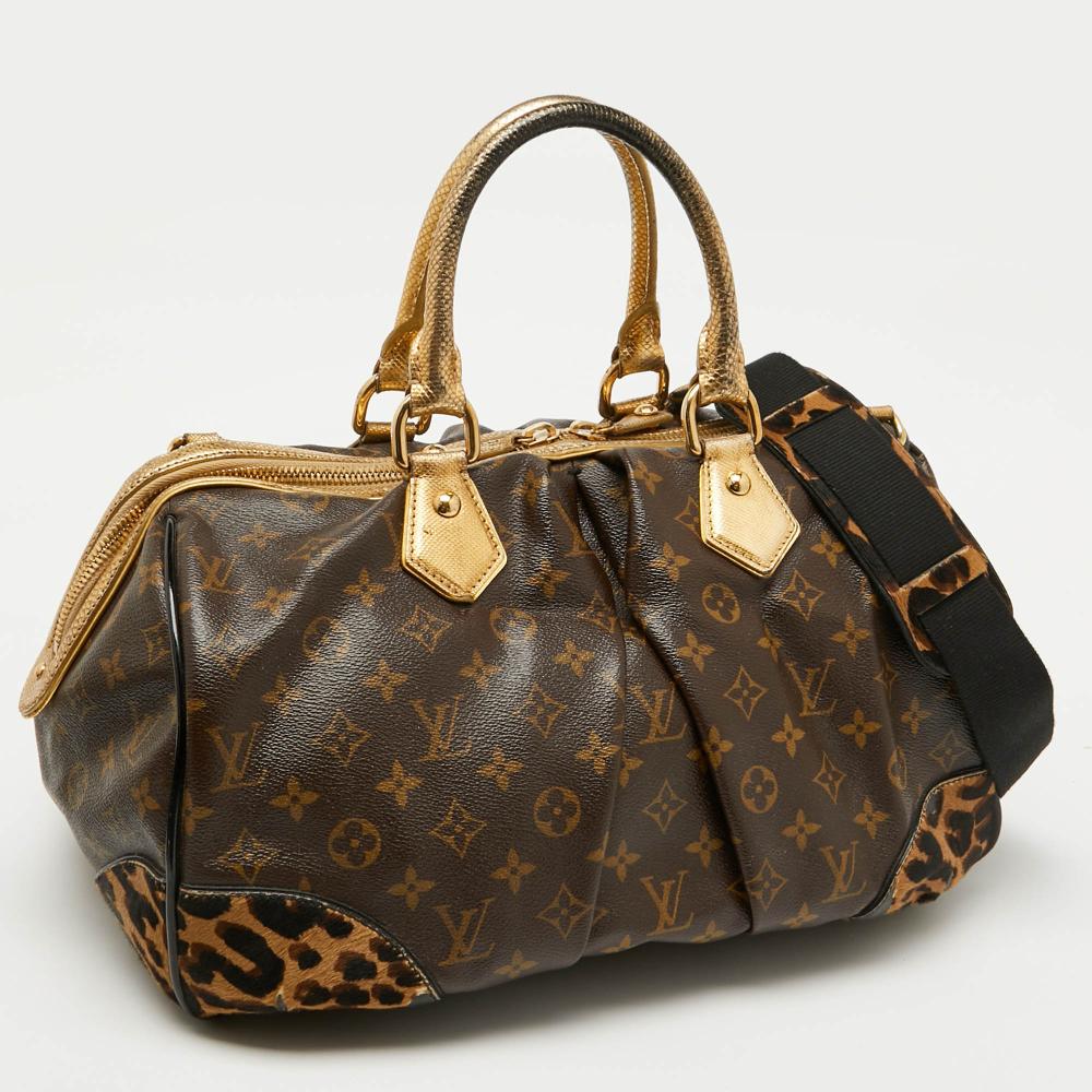 Brown Canvas Louis Vuitton Handbag