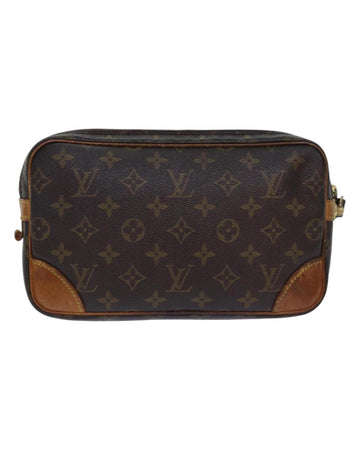 Brown Canvas Louis Vuitton Marly Dragonne