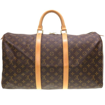 Brown Canvas Louis Vuitton Keepall