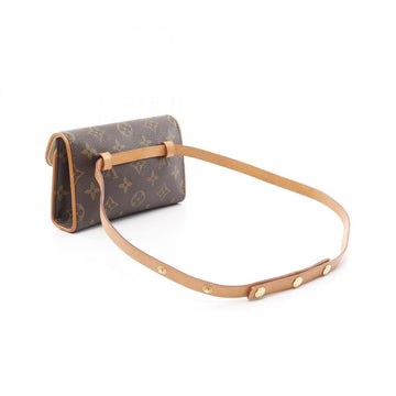Brown Canvas Louis Vuitton Florentine Pochette