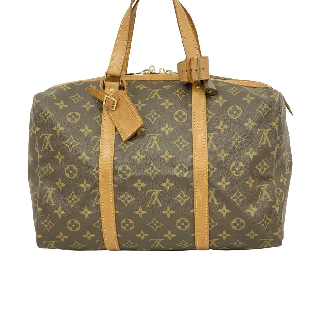 Brown Canvas Louis Vuitton Sac Souple