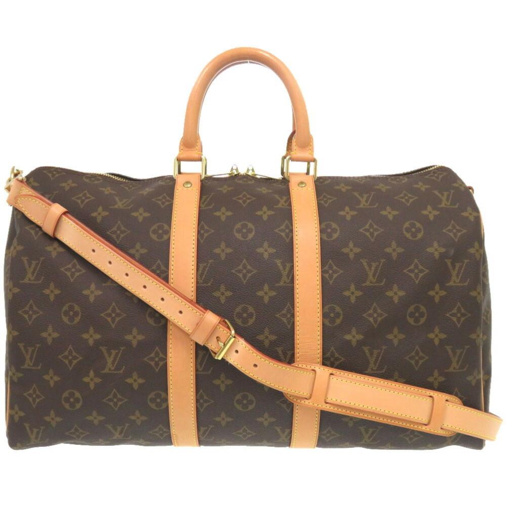 Brown Canvas Louis Vuitton Keepall