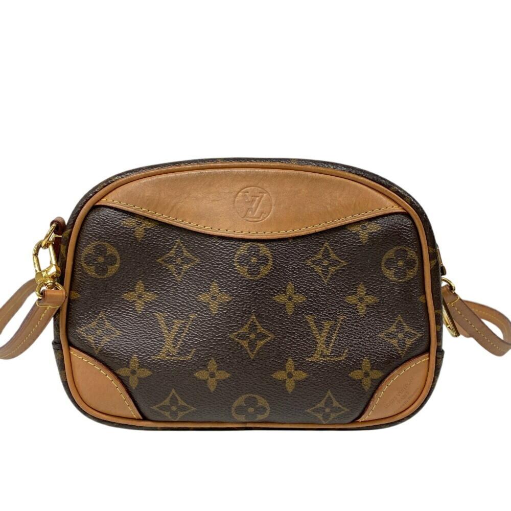 Brown Canvas Louis Vuitton Deauville