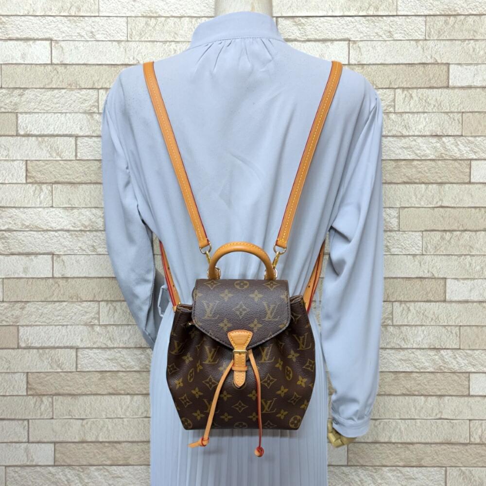 Brown Canvas Louis Vuitton Montsouris