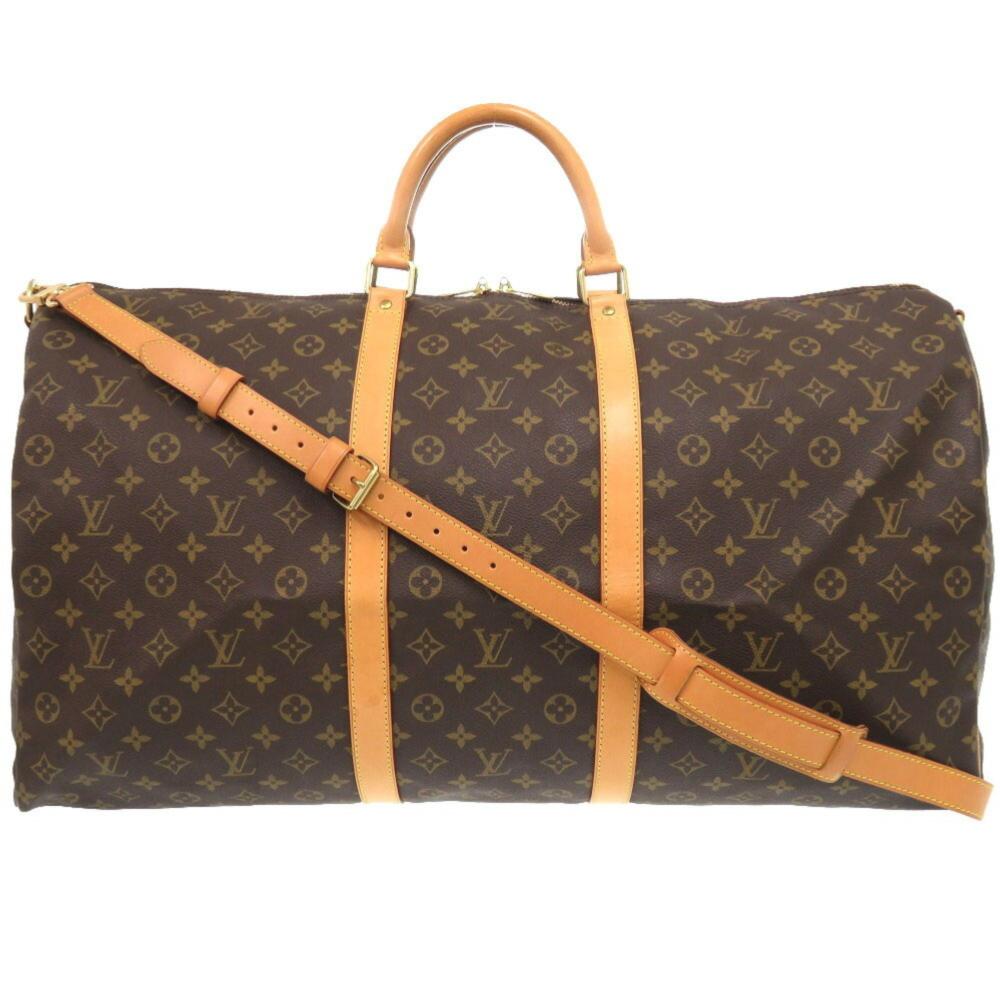 Brown Canvas Louis Vuitton Keepall
