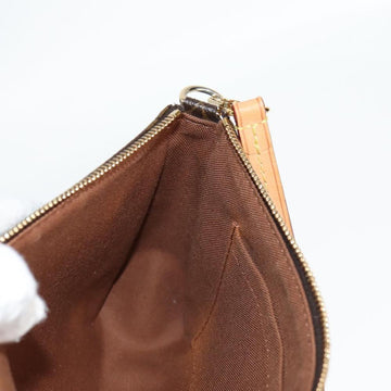 Brown Canvas Louis Vuitton Pochette Accessoires
